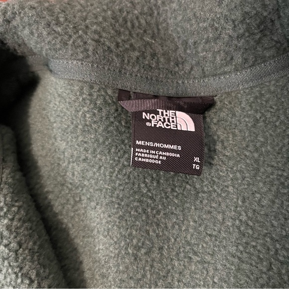 NWT The North Face Sherpa Jacket Men’s XL Green And Navy Blue Corduroy Pocket - Picture 3 of 7